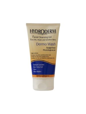 ژل شستشو پوست خشک و حساس هیدرودرم حجم 150 میلی لیتر