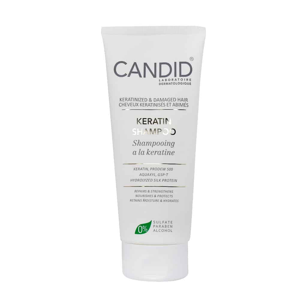 شامپو کراتینه کاندید Candid فاقد سولفات 200 میلی لیتر
